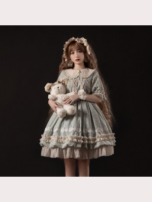 Good Night Fate Lolita Style Dress OP by Withpuji (WJ95)